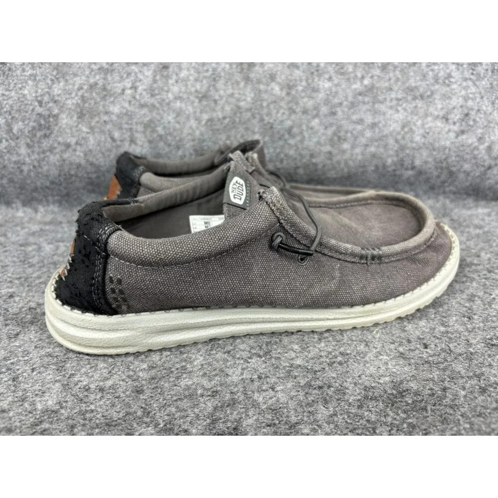 Hey‎ Dude Wally Workwear Shoes Mens Size 8 Casual Loafers Comfort Slip On